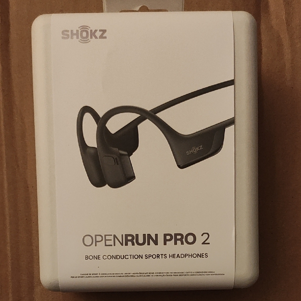 Shokz OpenRun Pro 2 Wireless Earbud Headphones - BLACK, New